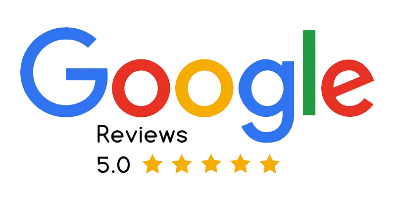 5 star google reviews.