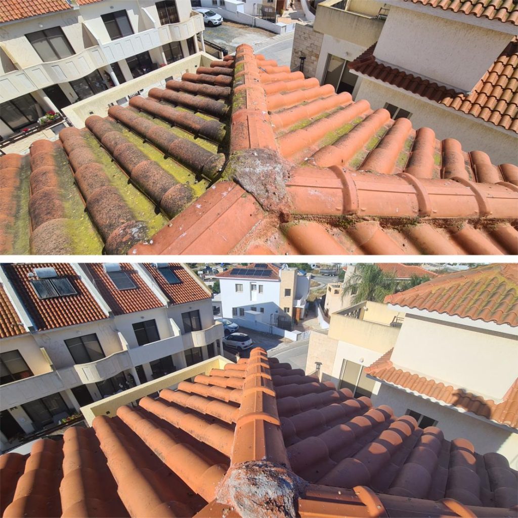 Roof Cleaning Melbourne - Close-Up of Roof After Cleaning by Zintra Group