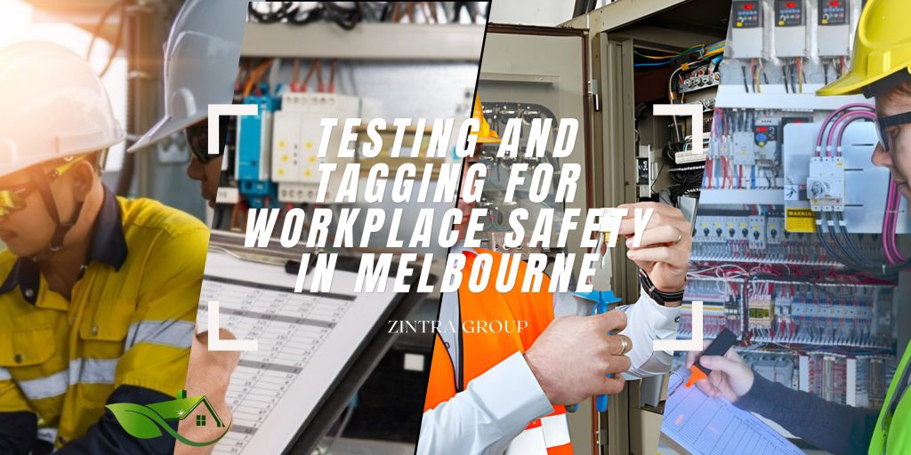 Technician conducting appliance testing and tagging to ensure workplace safety in Melbourne.