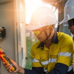 Technician conducting appliance testing and tagging to ensure workplace safety in Melbourne.