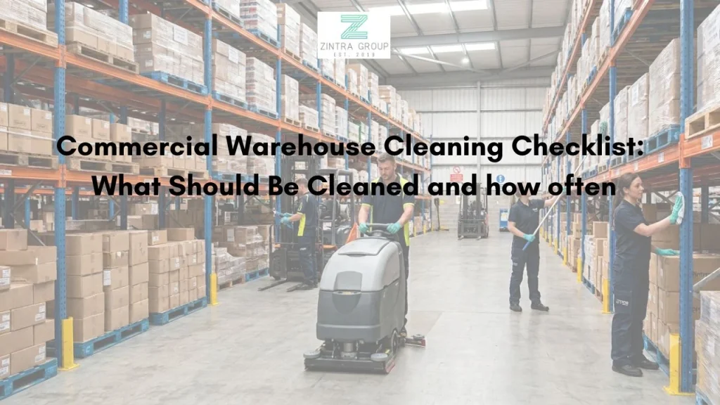 Commercial Warehouse Cleaning Checklist in melbourne