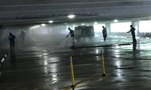 High-Pressure Carkpark Cleaning Service Melbourne